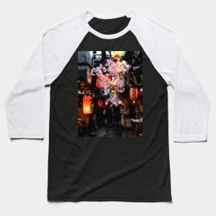 Izakaya at night oil painting Baseball T-Shirt